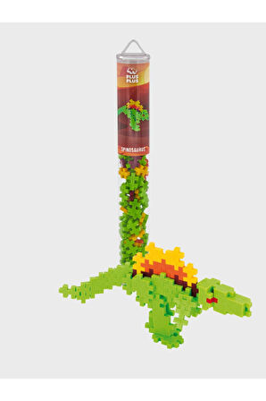 Plus - Plus Minecraft Temalı Silindir Kutuda Dinazor Spinosaurus Yapı Oyuncağı ( 100 Parça ) 4238