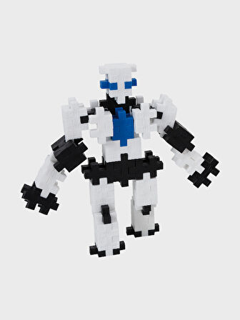 Plus - Plus Minecraft Temalı Silindir Kutuda Robot Lego Yapı Oyuncağı ( 100 Parça )  4105