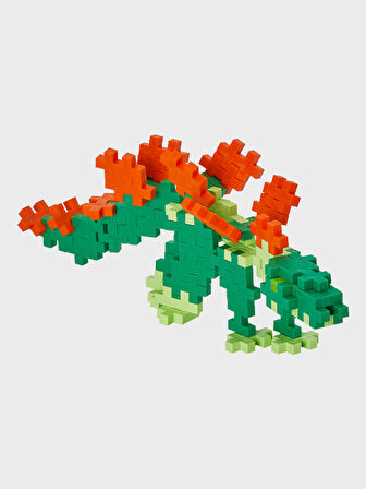 Plus - Plus Minecraft Temalı Silindir Kutuda Stegosaurus Lego Yapı Oyuncağı ( 100 Parça ) 4093