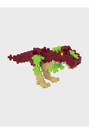 Plus - Plus Minecraft Temalı Silindir Kutuda T - Rex Dinazor Lego Yapı Oyuncağı ( 100 Parça ) 4200