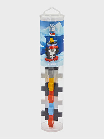 Plus - Plus Minecraft Temalı Silindir Kutuda Big Penguin - Büyük Penguen Lego Yapı Oyuncağı(15 Parça