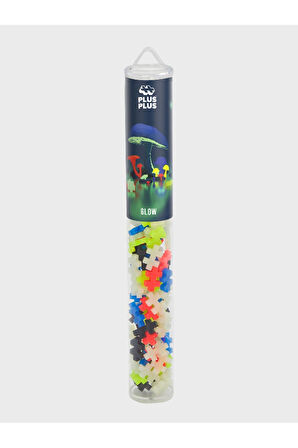 Plus - Plus Minecraft Temalı Silindir Kutuda Glow Lego Yapı Oyuncağı ( 100 Parça ) 4282