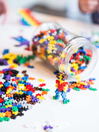 Plus - Plus Minecraft Temalı Silindir Kutuda Basic - Temel Başlangıç Lego Yapı Oyuncağı (240 Parça )