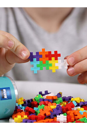 Plus - Plus Minecraft Temalı Silindir Kutuda Gökkuşağı - Rainbow ( 240 Parça ) 4262