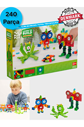 Plus - Plus Minecraft Temalı Learn to Build Creatures - Yaratıklar Lego Yapı Oyuncağı(240 Parça)3907
