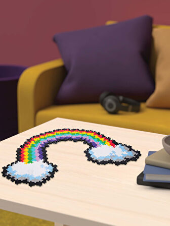 Plus - Plus Minecraft Temalı Puzzle by Number Rainbow - Numaralı Gökkuşağı Puzzle Lego Yapı Oyuncağı
