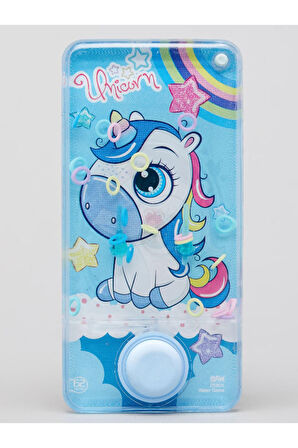 Rengarenk Tek Boynuzlu At Temalı - Suda Halka Geçirme Oyunu - Model 1