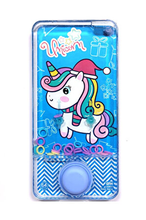 Rengarenk Tek Boynuzlu At Temalı - Suda Halka Geçirme Oyunu - Model 4