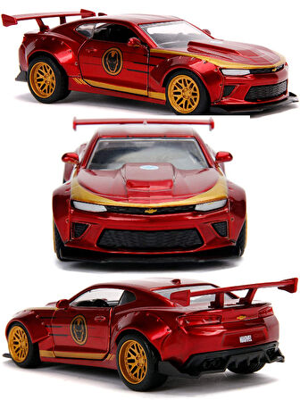 Marvel Iron Man 2016 Chevy Camaro Die - Cast Model Araba 1:32 - 13 cm