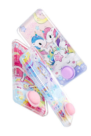 Rengarenk Tek Boynuzlu At Temalı - Suda Halka Geçirme Oyunu - Model 5