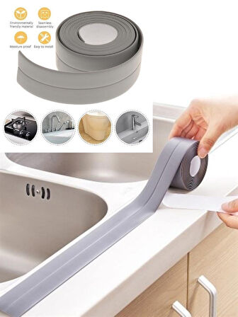 Su Sızdırmaz Banyo Mutfak Lavabo İzolasyon Yapışkanlı  Şerit Bant - 3.2 mt