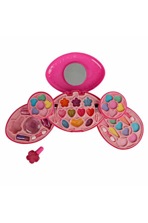 CE Kalite Belgeli Sürülebilir Aynalı 5 Katlı Makyaj Güzellik Seti