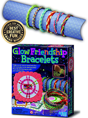 Glow Friendship Bracelets - El işi Karanlıkta Parlayan Arkadaşlık Bileklik Yapma Seti