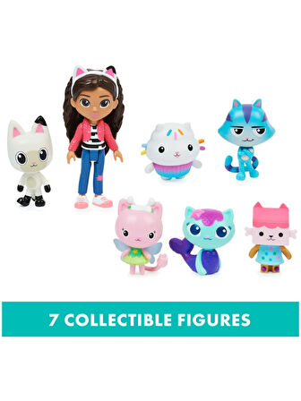 Gabby’s Dollhouse Delüks Aksiyon Figür Seti - 8 Parça