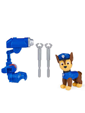 Paw Patrol The Movie Aksesuarlı Kahraman Figürleri - Chase - 7 cm