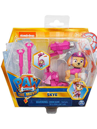 Paw Patrol The Movie Aksesuarlı Kahraman Figürleri - Skye - 7 cm