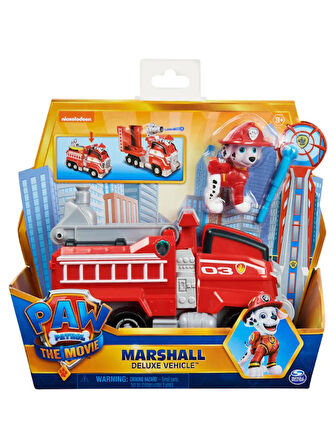 Paw Patrol Deluxe Marshall ve Dönüşebilen Delüks İtfaiye Aracı - 18 cm