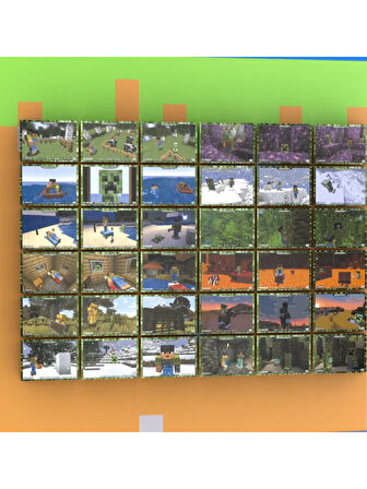 Panini Minecraft Create Explore Survive Trading Card - Minecraft Kartı + 4 PAKET ( 32 Kart )