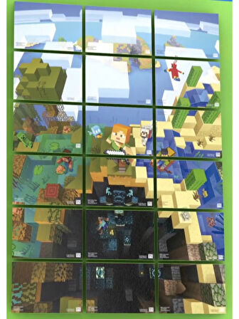 Panini Minecraft Create Explore Survive Trading Card - Minecraft Kartı + 4 PAKET ( 32 Kart )