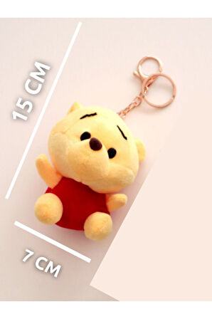 Winnie The Pooh Peluş Ayı Anahtarlık Çanta Aksesuarı - 15 cm