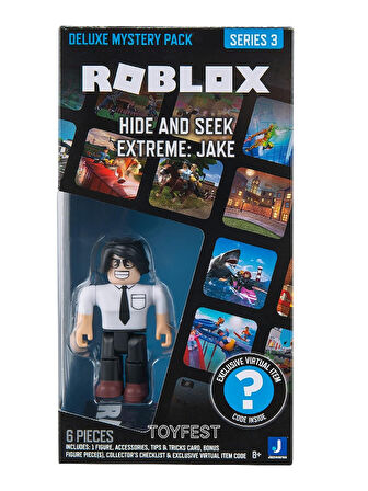 ROBLOX Deluxe Mystery Pack Seri 3 Hide and Seek Extreme : Jake - 9 cm Online Oyun Kodlu