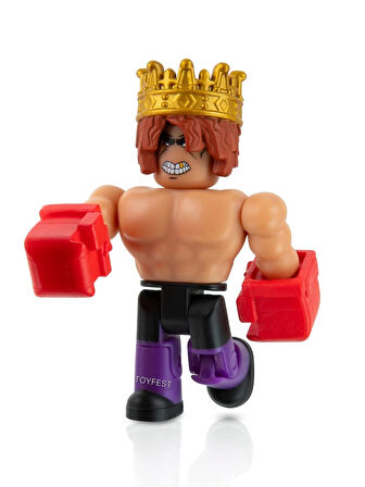 ROBLOX Deluxe Mystery Pack Seri 3 Muscle Legends : Muscle King Figür - 9 cm Online Oyun Kodlu