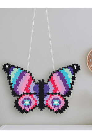 Minecraft Temalı Puzzle by Number Butterfly Numaralı Kelebek Puzzle Lego Yapı Oyuncağı