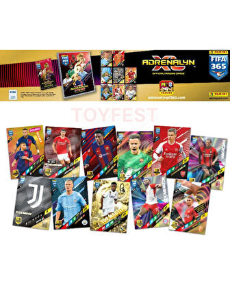 Panini Adrenalyn Fifa 365 - 2024 Official Trading Card Futbolcu Kartları Etiketi ( 24 PAKET )