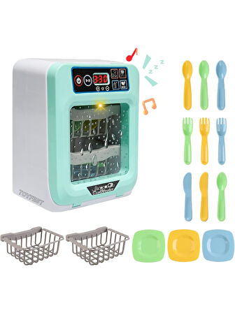 Sesli & Işıklı Oyuncak Bulaşık Makinesi - 16 x 23 cm