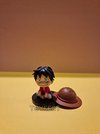 Anime One Piece Monkey D. Luffy Action Mini Figür Oyuncak Biblo Model 1 - 6.5 cm