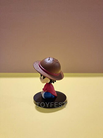 Anime One Piece Monkey D. Luffy Action Mini Figür Oyuncak Biblo Model 1 - 6.5 cm