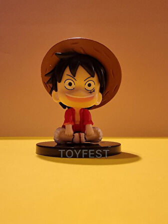 Anime One Piece Monkey D. Luffy Action Mini Figür Oyuncak Biblo Model 2 - 6.5 cm