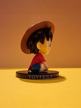 Anime One Piece Monkey D. Luffy Action Mini Figür Oyuncak Biblo Model 2 - 6.5 cm