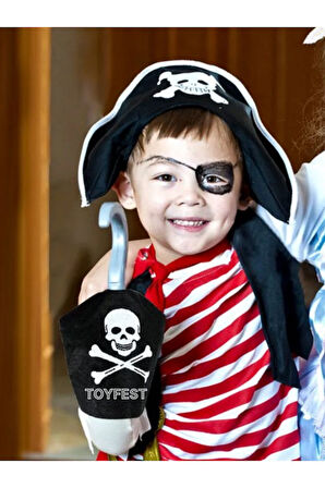 Kaptan Jack Sparrow Korsan Tek El Kancası Parti Kostüm Aksesuarı - 1 Adet
