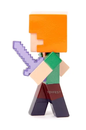 Jada Minecraft Metal Döküm Die - Cast Figür Karakterler - Alex - 6.5 Cm