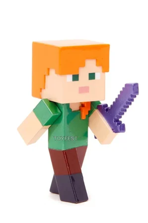 Jada Minecraft Metal Döküm Die - Cast Figür Karakterler - Alex - 6.5 Cm