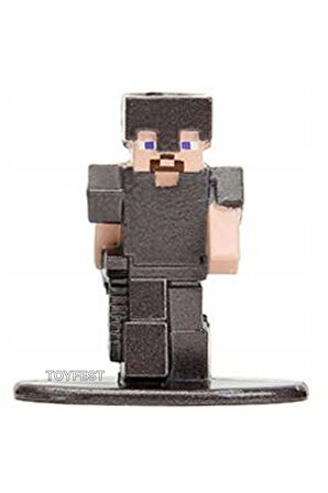 Jada Nano Metalfics Minecraft Metal Döküm Die - Cast Mini Figür - Steve in Netherite Armor - 4 cm