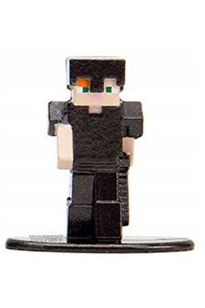 Jada Nano Metalfics Minecraft Metal Döküm Die - Cast Mini Figür - Alex in Netherite Armor - 4 cm