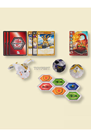 Bakugan Legends Starter 3 lü Diamond Gorthion Ultra ile Diamond Viloch ve Diamond Leonidas Özel Seri