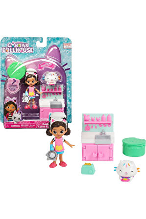Gabby's Dollhouse Cat Tivity Mutfak Yemek Yapma Paketi Seti