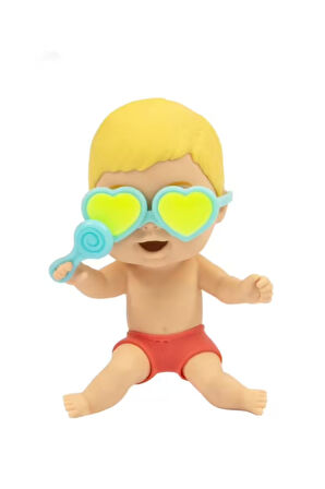 Güneşte Gözlüğü Renk Değiştiren Cicciobello Amiccici Plaj Zamanı Yumuşak Et Bebekleri - Ciccio