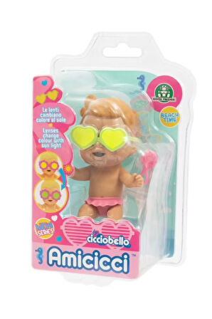 Güneşte Gözlüğü Renk Değiştiren Cicciobello Amiccici Plaj Zamanı Yumuşak Et Bebekleri