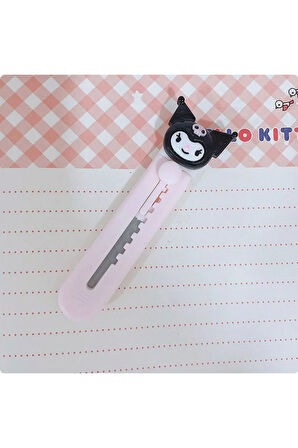 Sandai Kuromi Figürlü Mini Maket Bıçağı Falçata - 5 cm