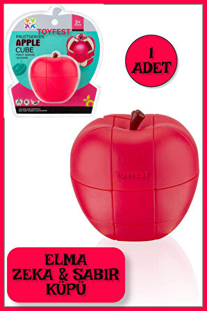 Meyve Serisi Zeka Küpü - Akıl Küpü - Sabır Küpü - Magic Cube - ELMA