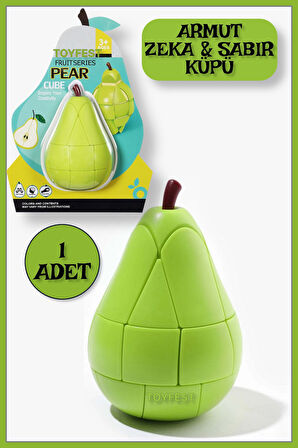 Meyve Serisi Zeka Küpü - Akıl Küpü - Sabır Küpü - Magic Cube - ARMUT