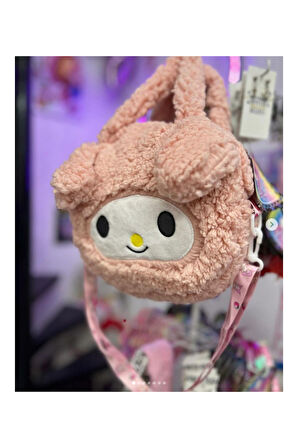 My Melody Peluş Fermuarlı El Çantası Kalem Kutusu Kalemlik