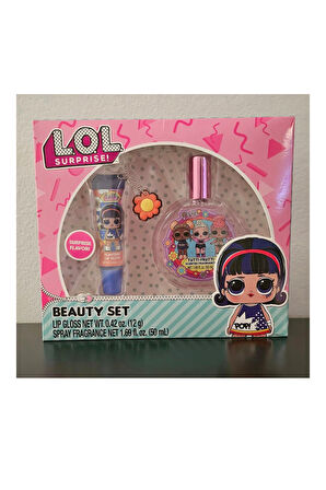 Surprise Anahtarlıklı Dudak Parlatıcısı - 50 ml Tutti Frutti Parfüm Setli Beauty Güzellik Seti