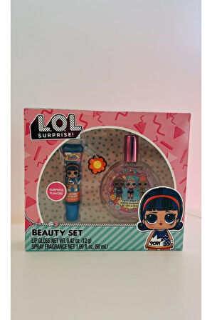 Surprise Anahtarlıklı Dudak Parlatıcısı - 50 ml Tutti Frutti Parfüm Setli Beauty Güzellik Seti