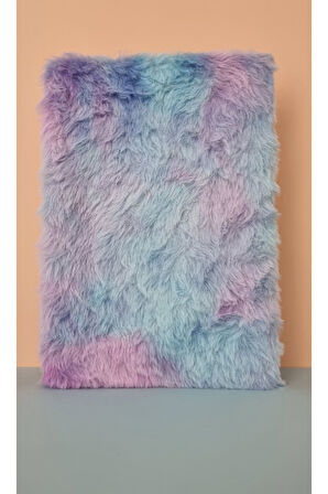 3D Boyutlu Squishy Hello Kitty Kapak Figürlü Yumuşak Tüylü Çizgili Defter Günlük - Model 2