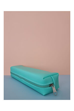 Kuromi My Melody Hello Kitty Cinnamoroll Figürlü Yumuşak Silikonlu Kalem Kutusu Kalemlik - Yeşil